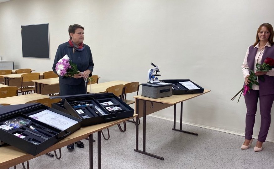 Наталия Косихина в День знаний посетила школы в Первомайском муниципальном районе Ярославской области