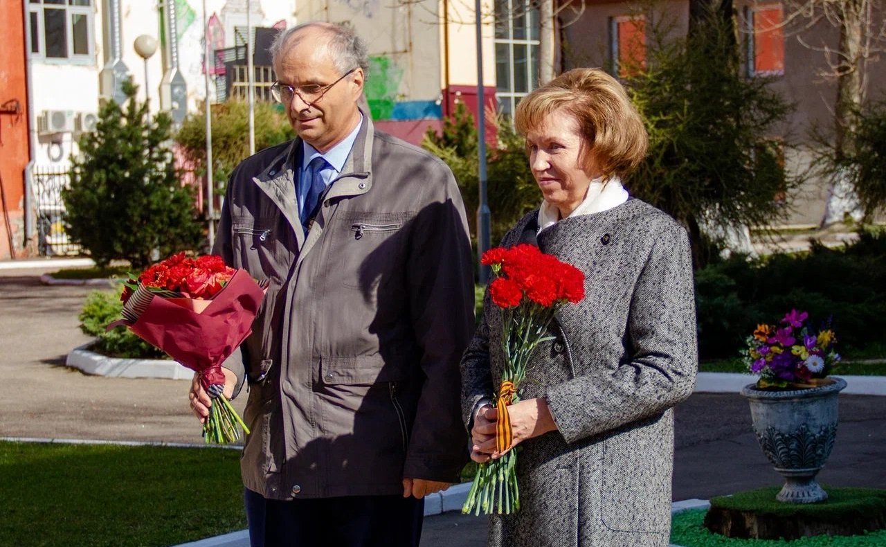Людмила Скаковская и врио ректора Тверского государственного университета Сергей Смирнов приняли участие в торжественном мероприятии ко Дню Победы