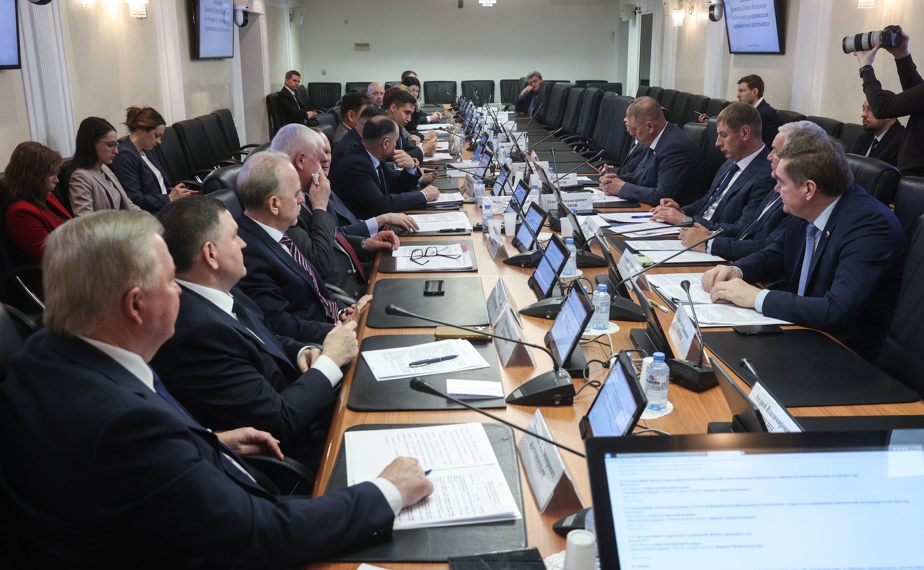 Заседание Комитета Совета Федерации по Регламенту и организации парламентской деятельности