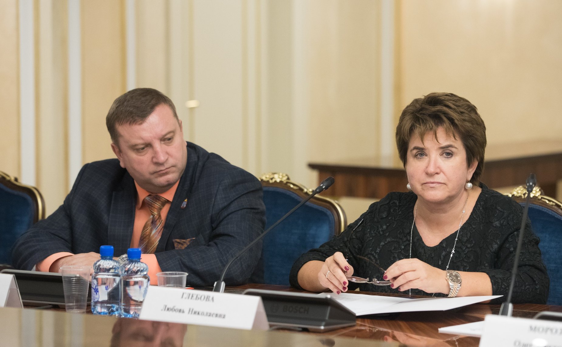 А. Климов и Л. Глебова