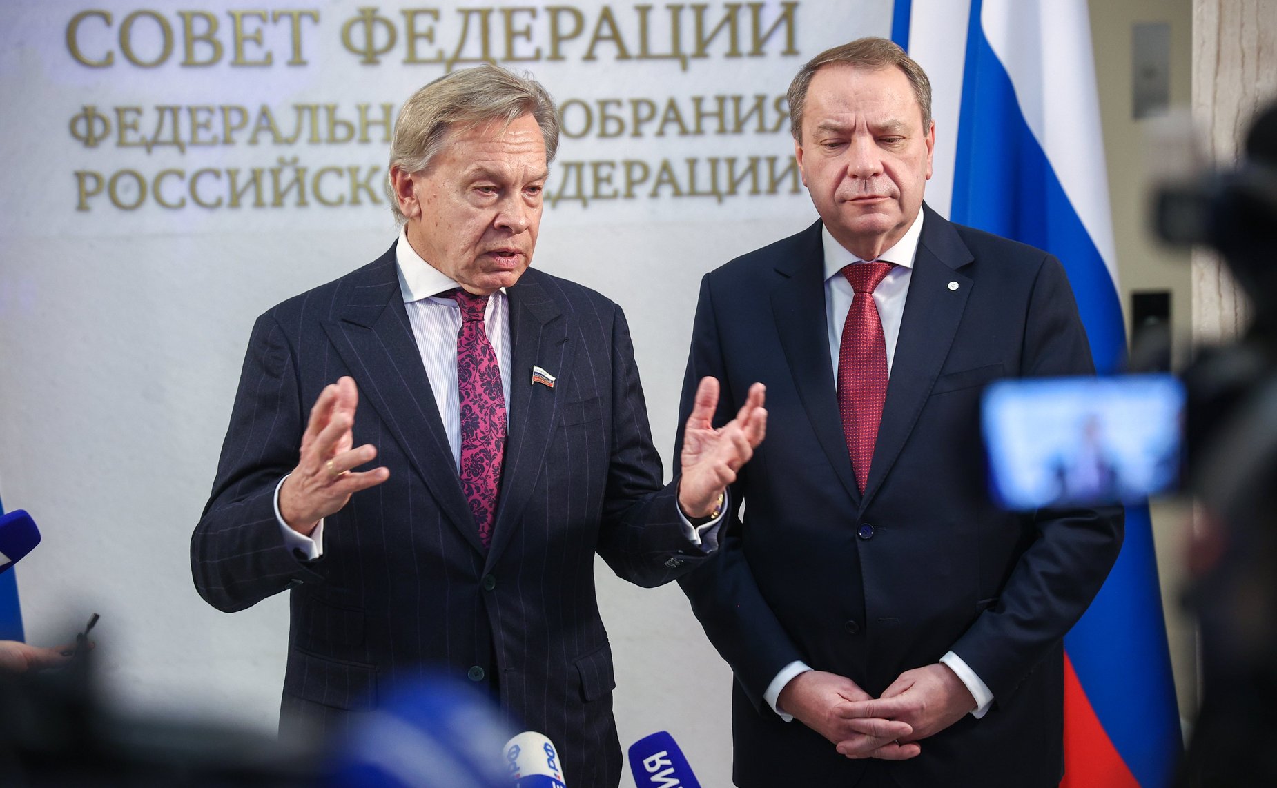 Пресс-подход по итогам заседания Комиссии СФ по информационной политике и взаимодействию со СМИ