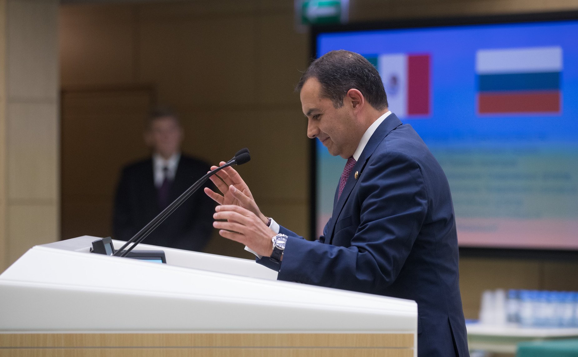 Председатель Палаты сенаторов Генерального конгресса Мексики Э. Арройо