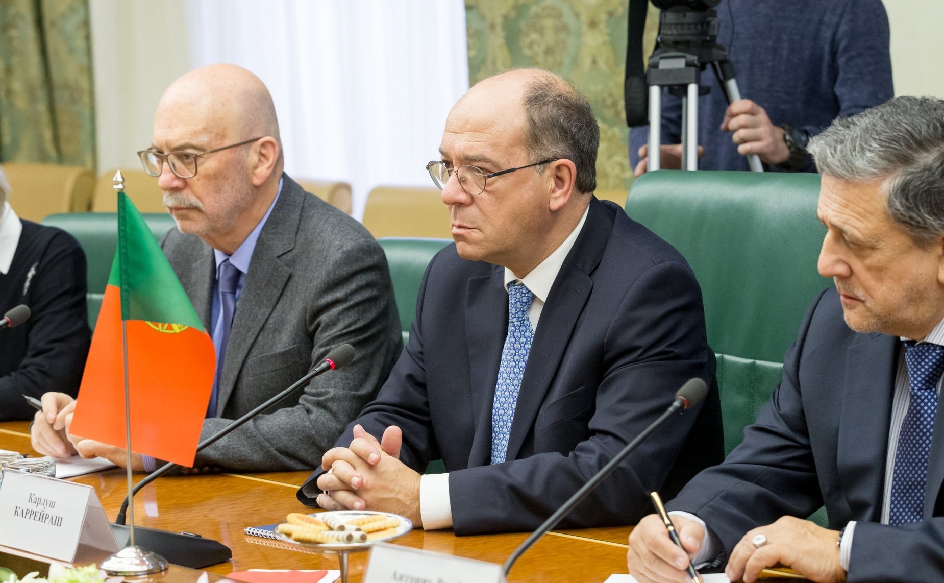 Встреча Игоря Морозова с главой администрации муниципалитета Кашкайш (Португалия) Карлушем Каррейрашом