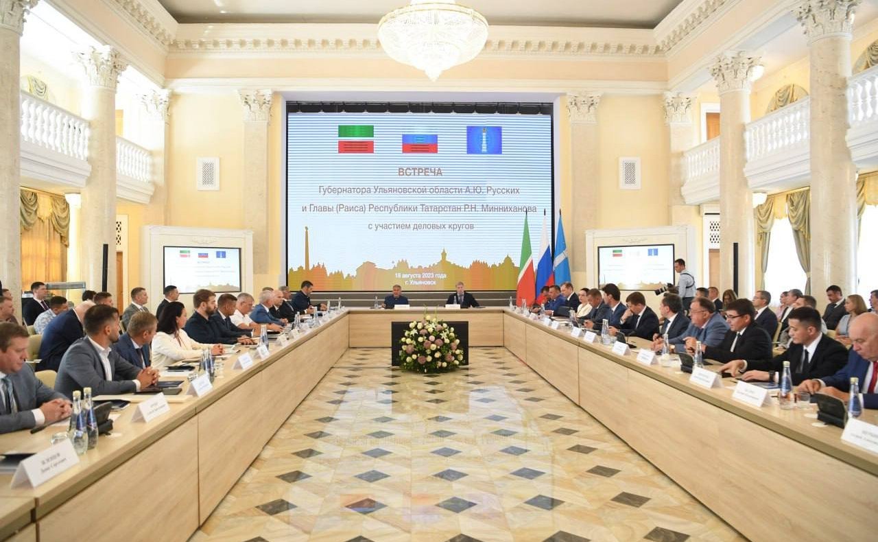 Сергей Рябухин принял участие во встрече в Ульяновске с делегацией из Татарстана