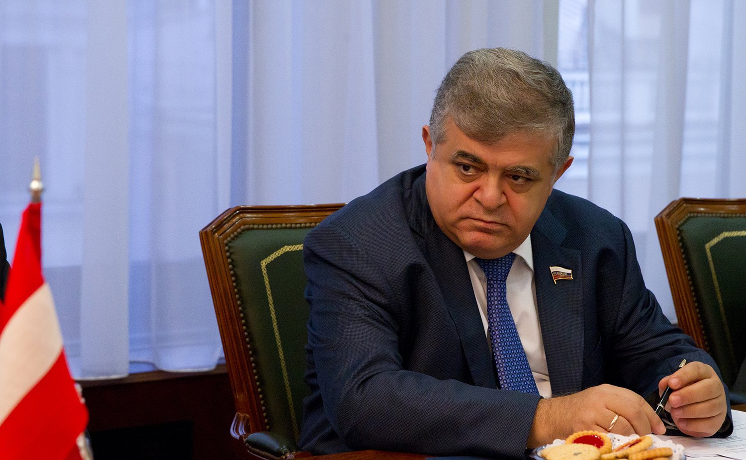 В. Джабаров на встрече с Президентом Федерального совета Австрийской Республики Райнхардом Тодтом 3