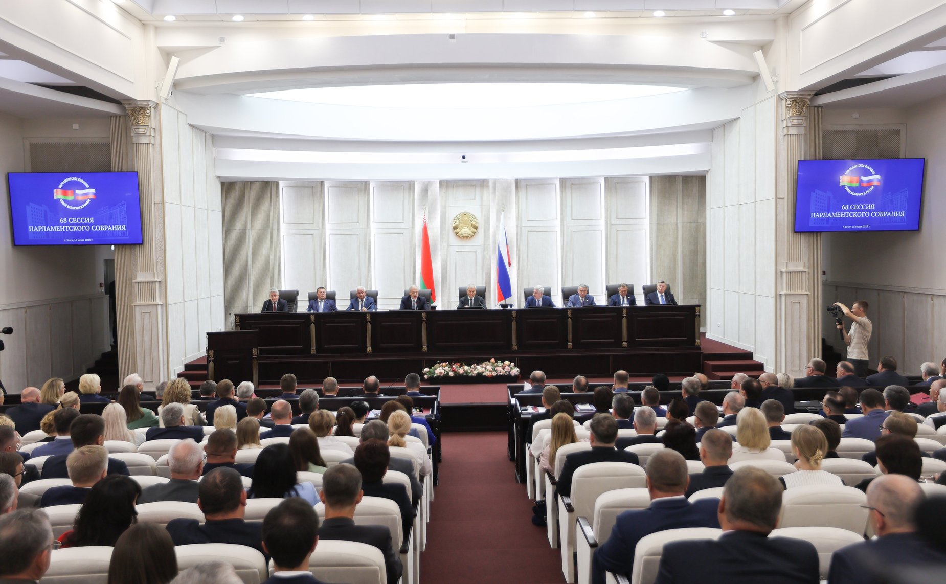 Делегация Совета Федерации во главе с заместителем Председателя СФ Юрием Воробьевым приняла участие в 68-й сессии Парламентского Собрания Союза Беларуси и России