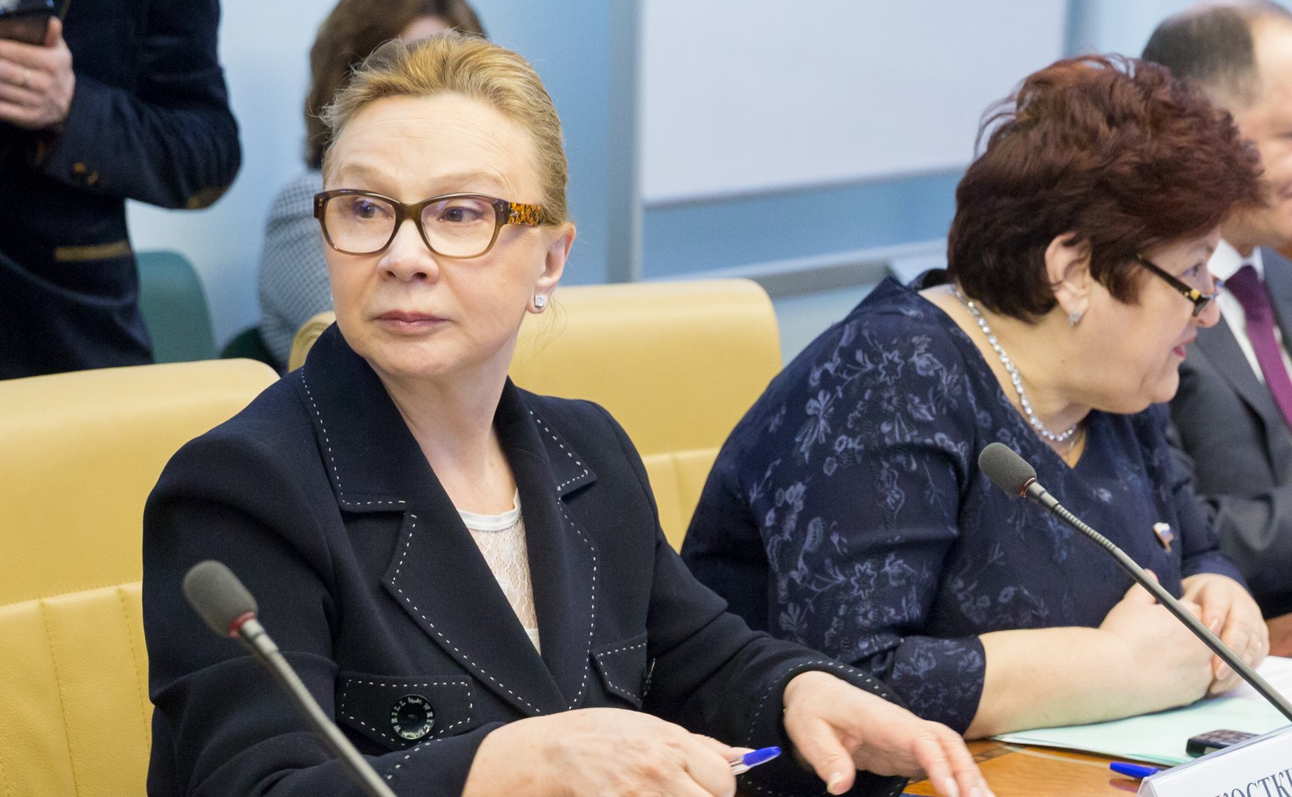 Л. Косткина Заседание Комитета Совета Федерации по социальной политике