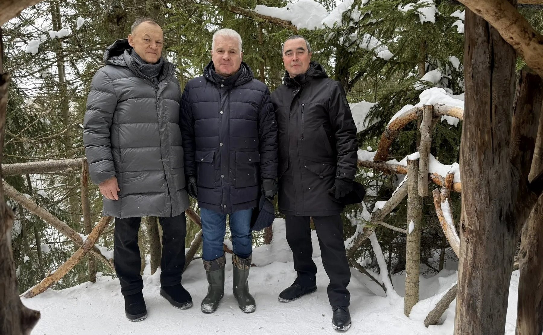 Сергей Мартынов посетил резиденцию марийского Деда Мороза