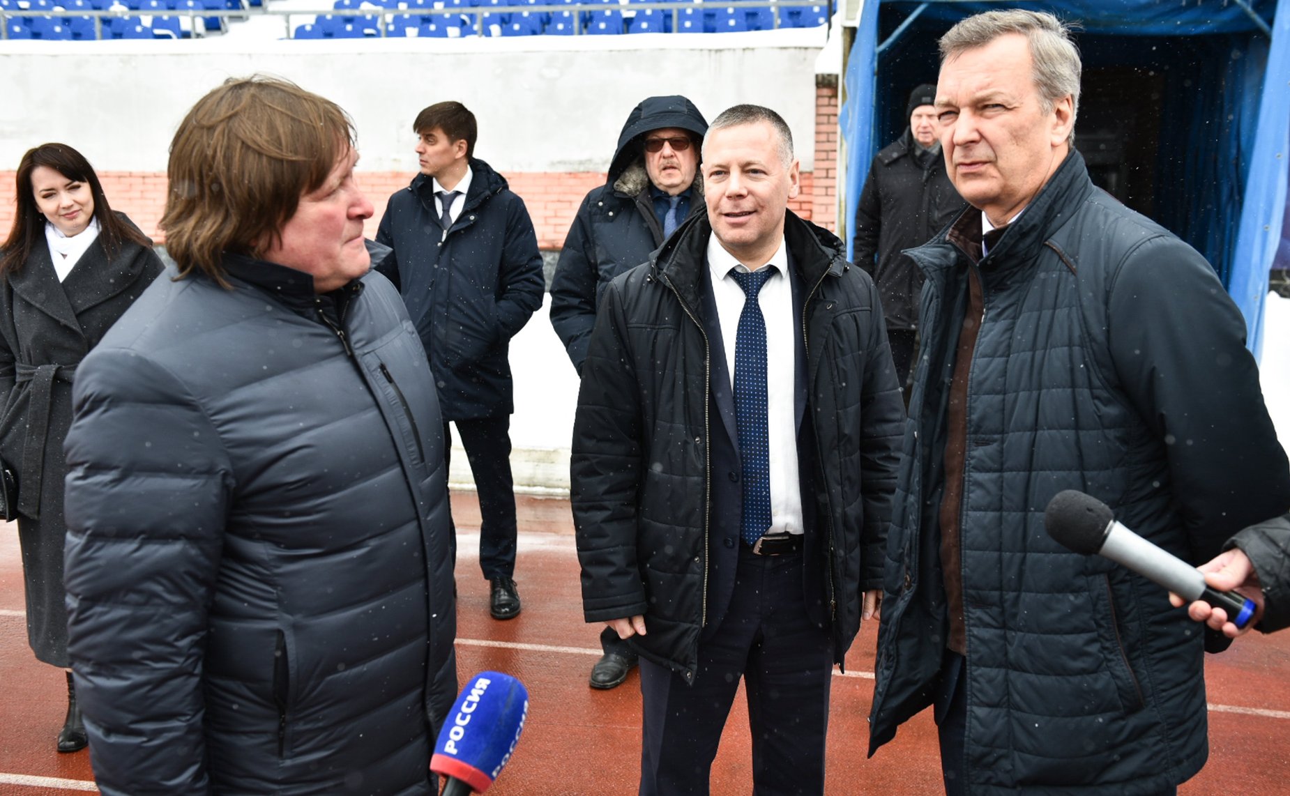 Андрей Яцкин посетил стадион «Шинник» и ознакомился с предложениями по его реконструкции