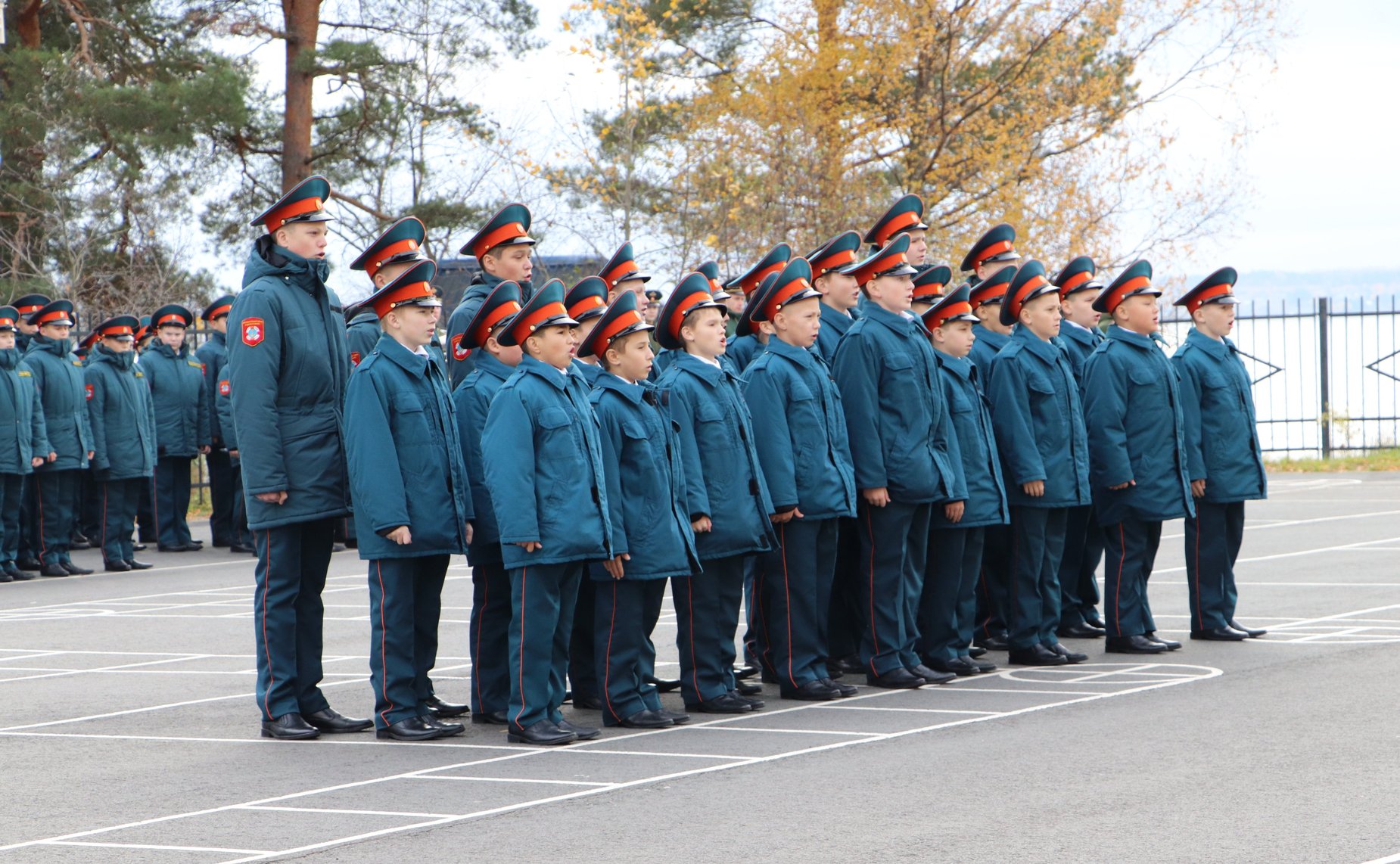 Торжественная церемония приведения кадет к клятве в кадетской школе «Корабелы Прионежья»