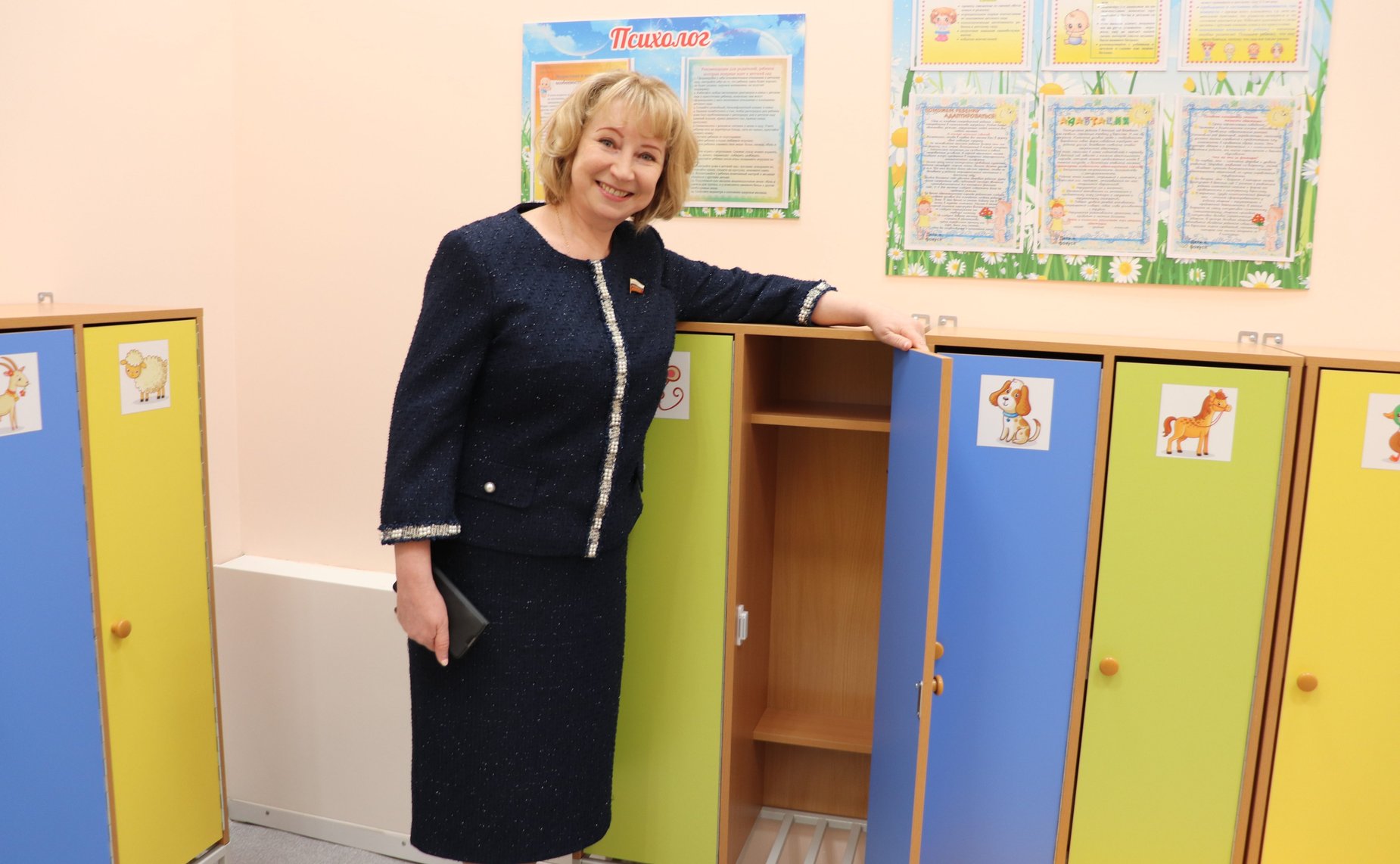 Римма Галушина в ходе рабочей поездки в регион посетила ясли-сад «Ромашка» в Нарьян-Маре