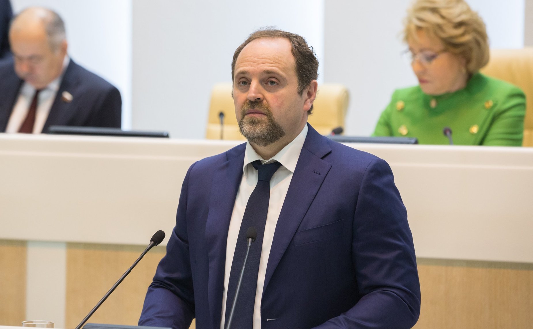 Министр природных ресурсов РФ С. Донской