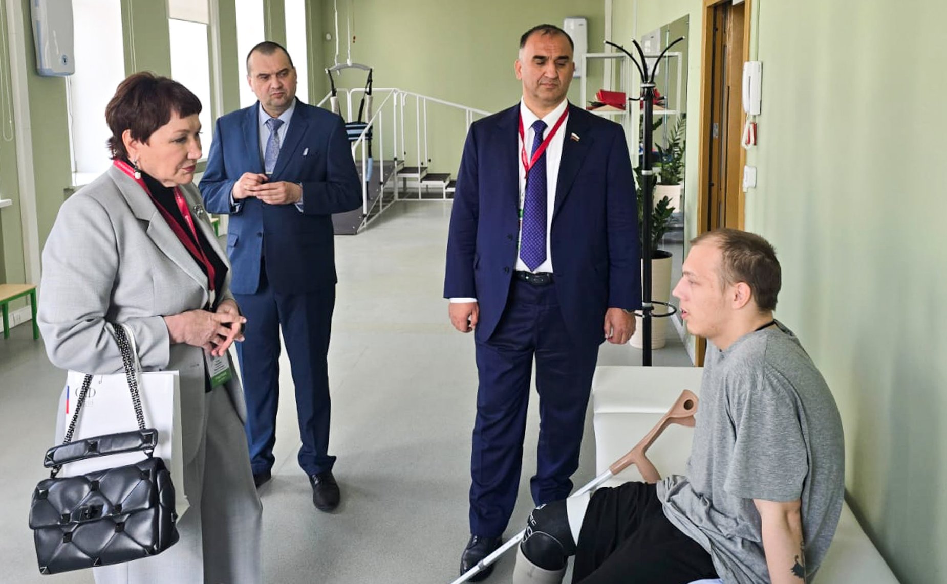 Елена Перминова и Мохмад Ахмадов посетили филиал Центра инновационных технологий в ортопедии (ЦИТО) в Санкт-Петербурге