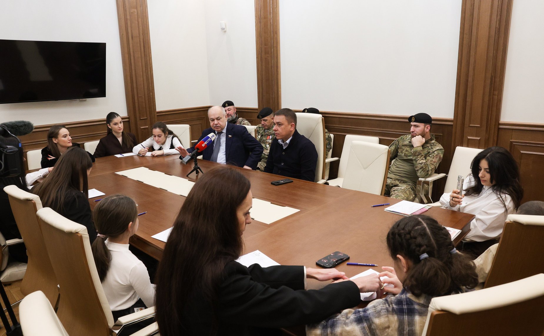 Встреча сенаторов Российской Федерации с детьми участников СВО