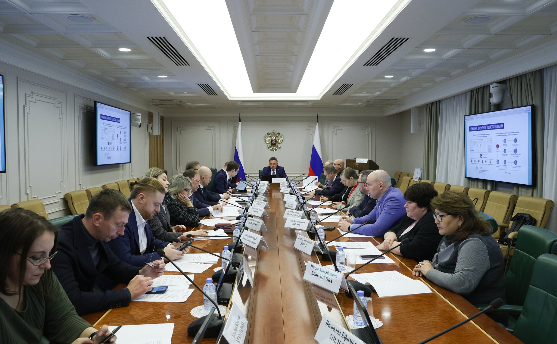 Заседание рабочей группы Комитета СФ по Регламенту и организации парламентской деятельности по законодательному обеспечению развития Национальной системы защиты прав потребителей