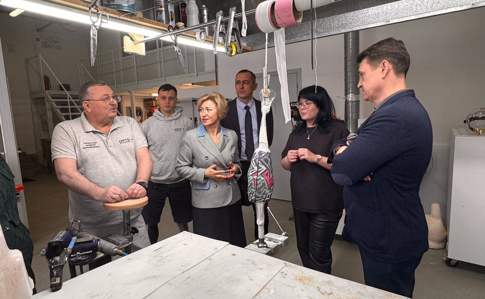 Олег Голов в Уфе посетил протезно-ортопедические центры