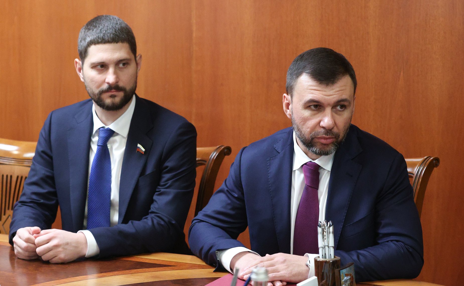 Валентина Матвиенко провела встречу с главой Донецкой Народной Республики Денисом Пушилиным