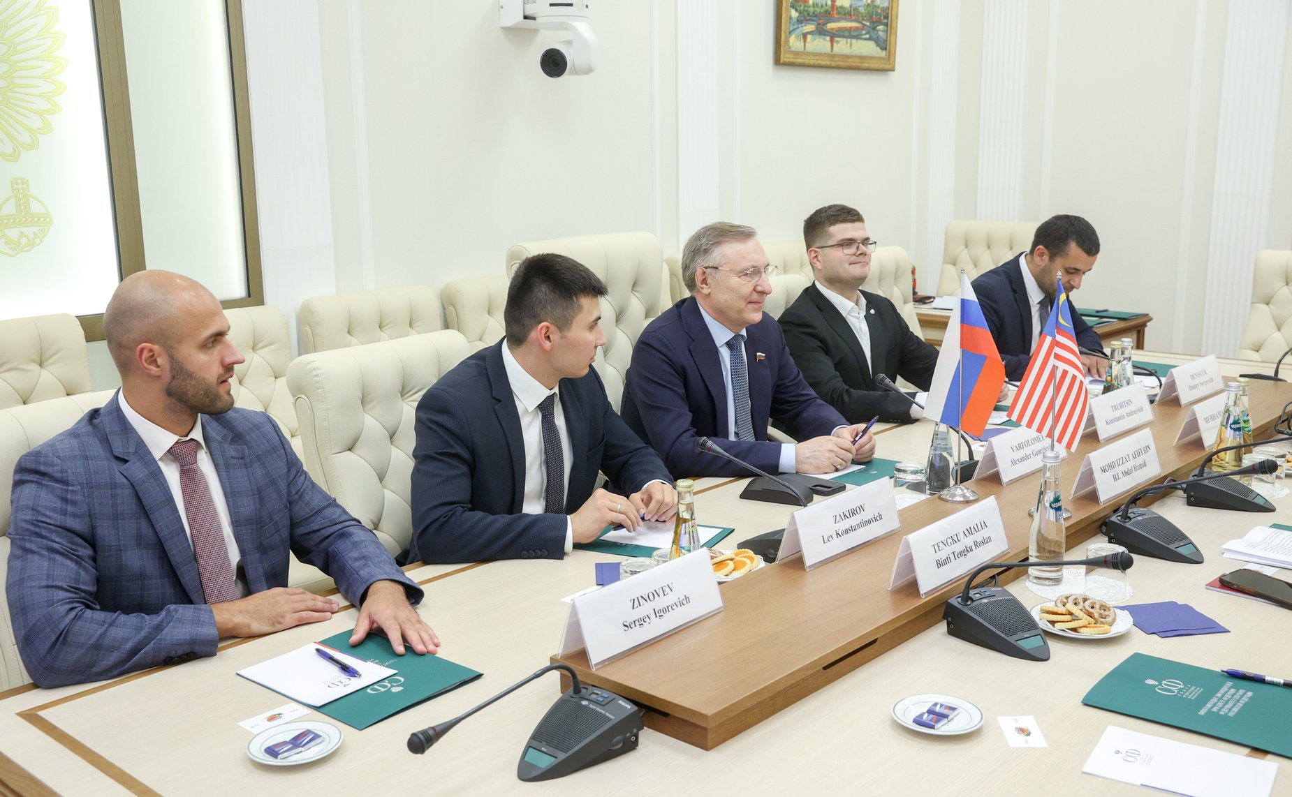 Встреча Александра Варфоломеева с Президентом Малазийского молодежного совета Мохдом Иззатом Афифи