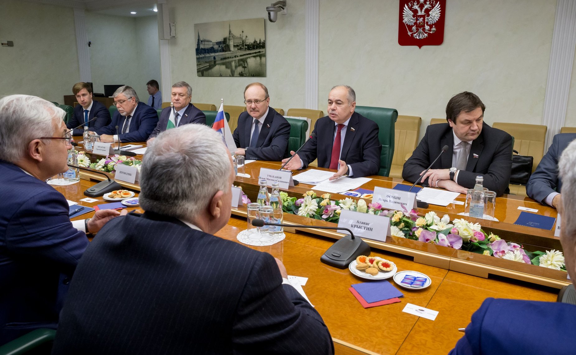 Встреча Ильяса Умаханова c заместителем Председателя народного Собрания Республики Болгарии Явором Нотевым