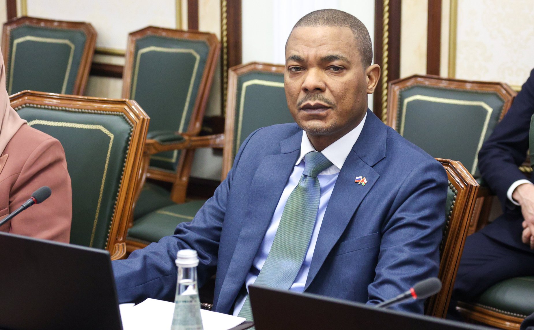 Встреча заместителя Председателя СФ Константина Косачева с руководителем группы по сотрудничеству с Российской Федерации, председателем Комитета по экономике и финансам Государственного совета Султаната Оман Зафером Аль Шанфари