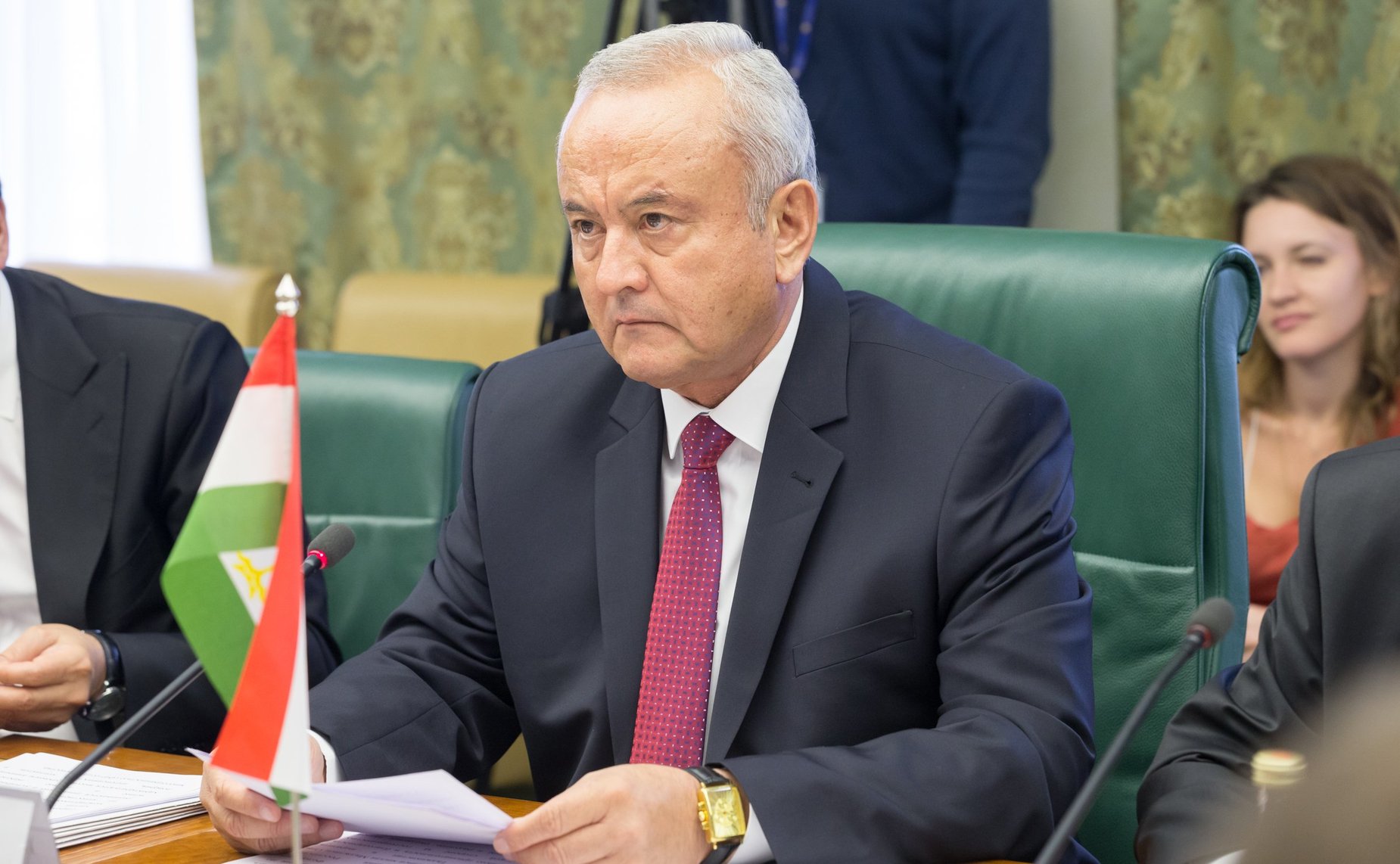 Председатель Маджлиси мили Маджлиси Оли Республики Таджикистан Абдурахмон Кодири