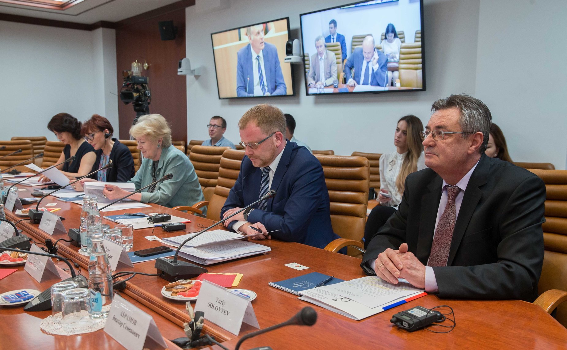 Видеоконференция между членами группы по сотрудничеству Совета Федерации и Сената Федерального парламента Королевства Бельгия