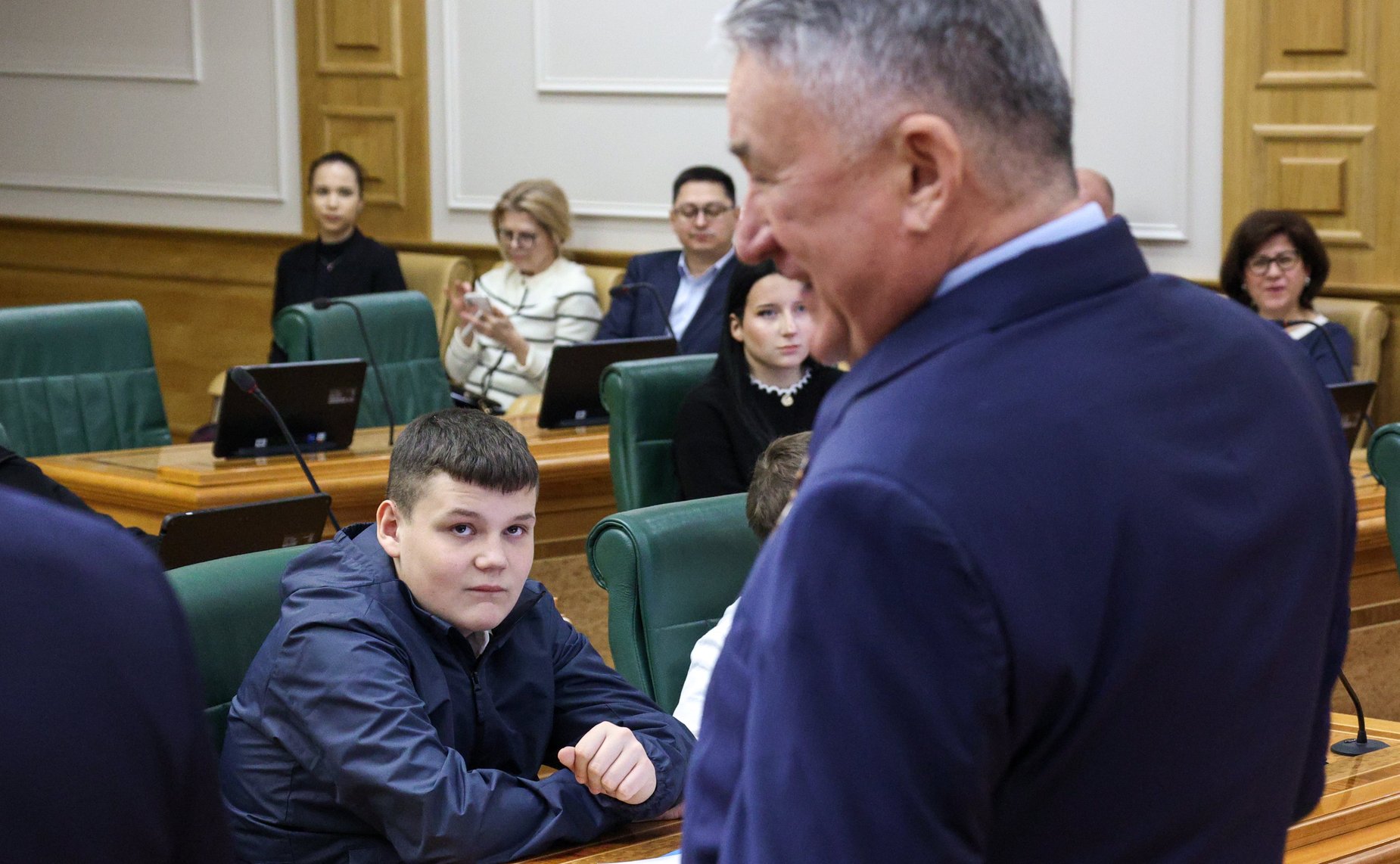 Встреча сенаторов РФ с детьми участников специальной военной операции