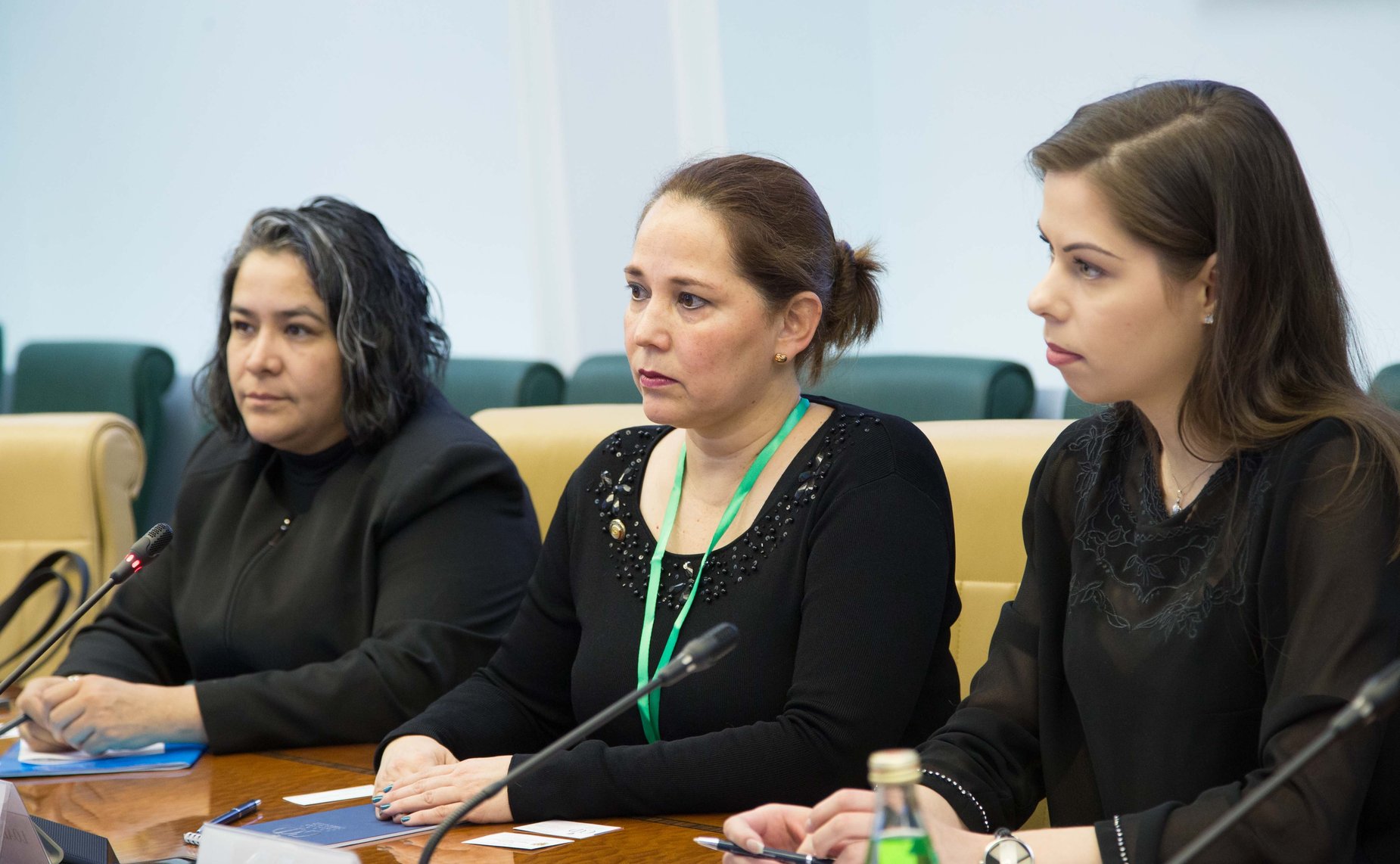 Встреча А. Клишаса с членом Палаты сенаторов Генерального конгресса Мексиканских Соединенных Штатов Адрианой Лоаисой Гарсон