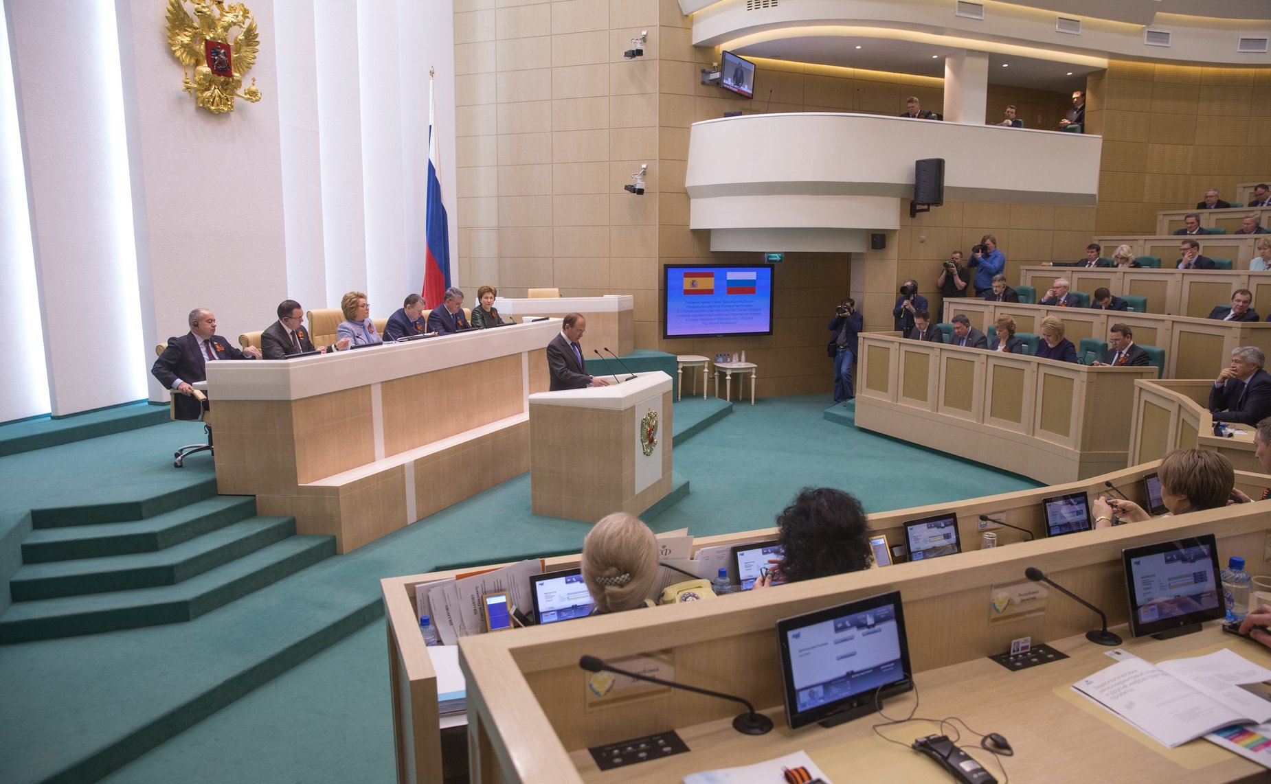 П. Гарсия-Эскудеро в Совете Федерации