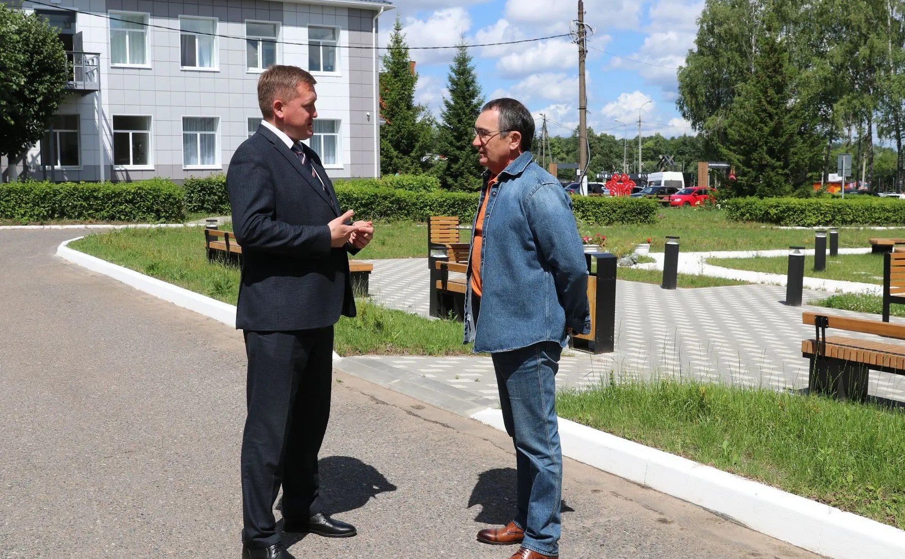 Николай Федоров посетил Чебоксарский муниципальный округ Чувашии и провел рабочую встречу с его главой Владимиром Михайловым