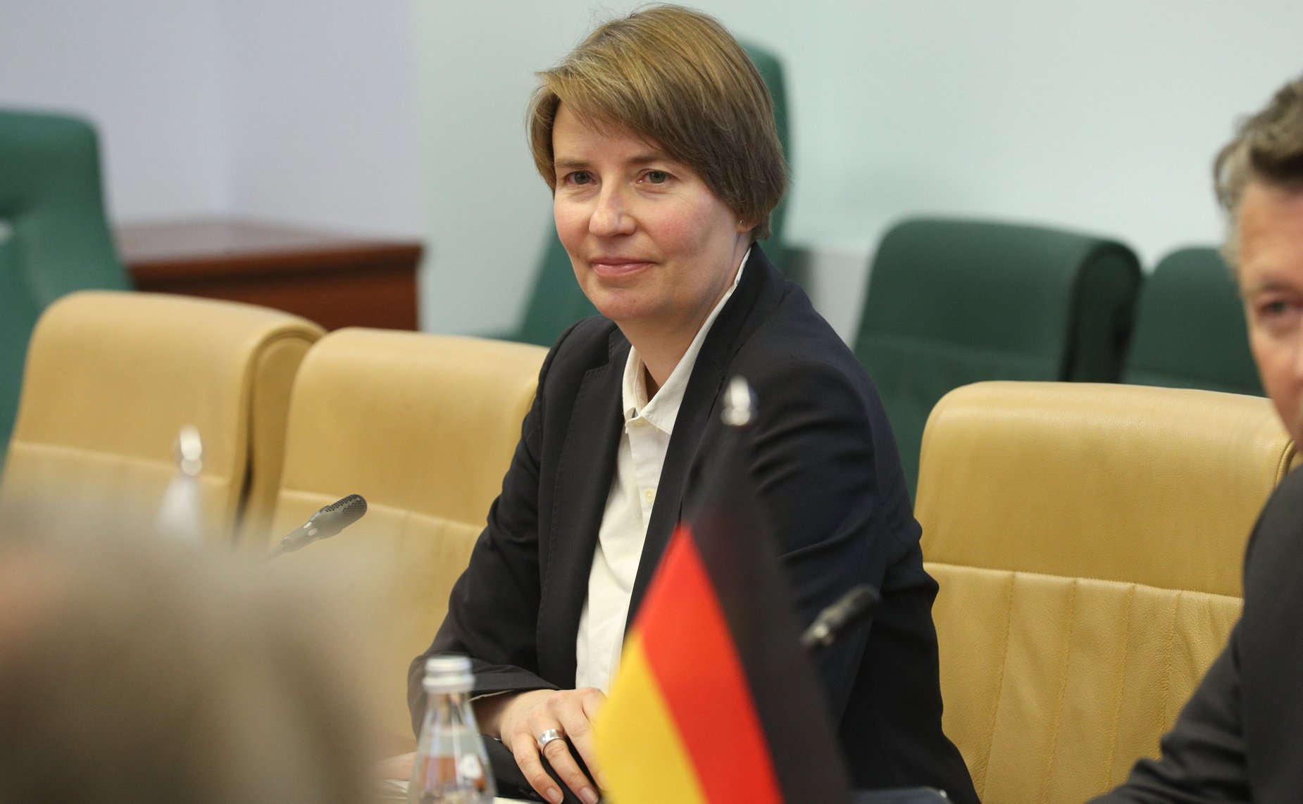 Встреча заместителя Председателя СФ Константина Косачева с депутатом Бундестага Федеративной Республики Германия, Координатором межобщественного сотрудничества с Россией, Центральной Азией и странами Восточного партнерства ФРГ