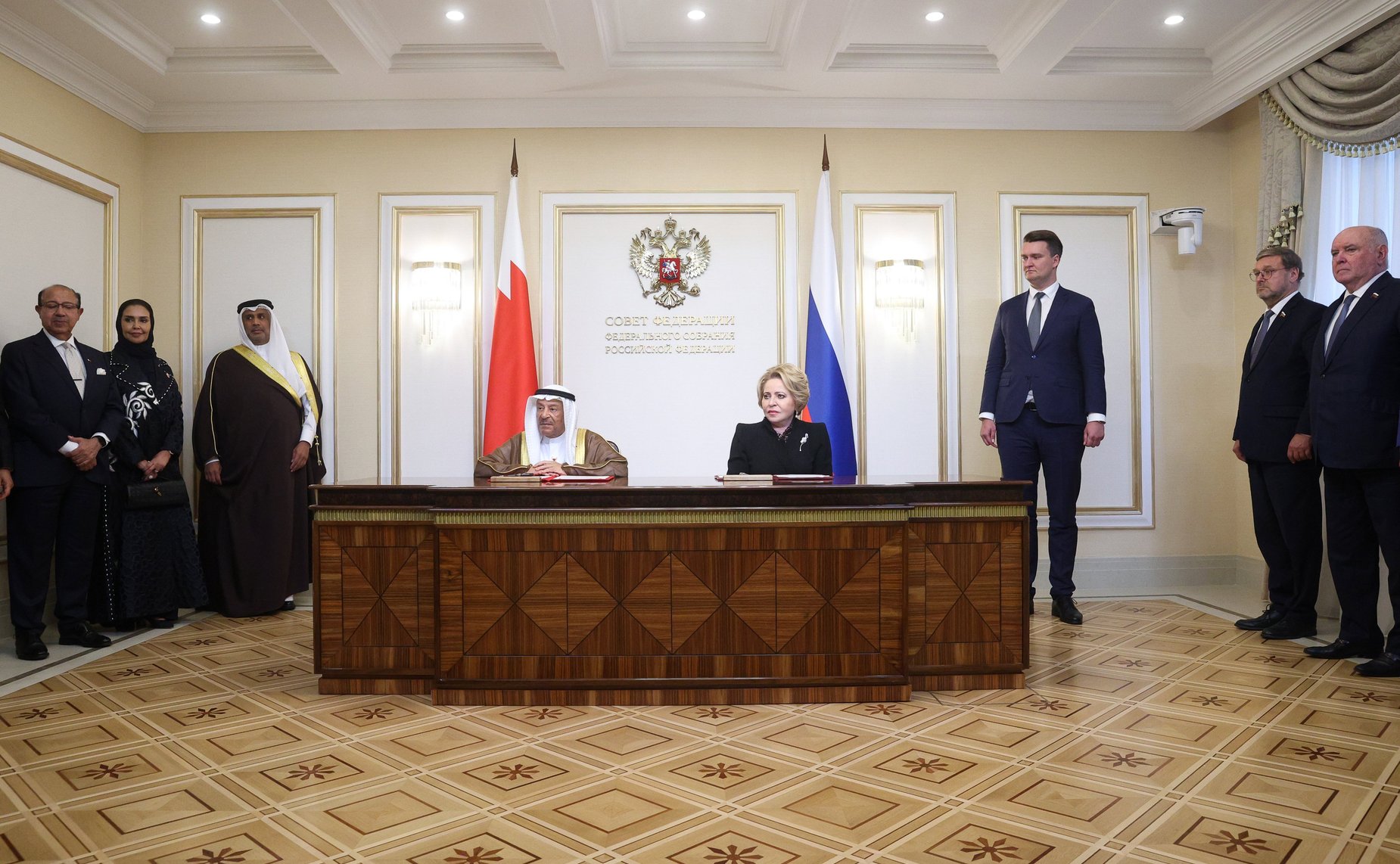 Валентина Матвиенко и Али Бен Салех Ас-Салех подписали Меморандум о взаимопонимании между палатами парламентов двух стран