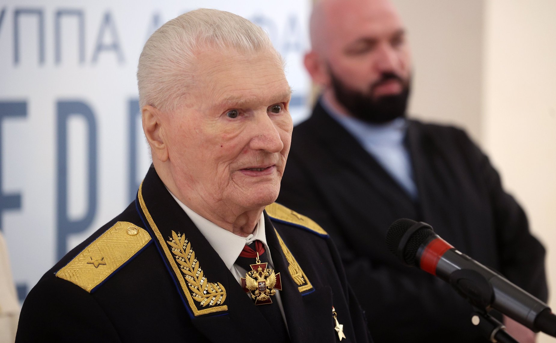 Николай Журавлёв принял участие в церемонии открытия выставки «Группа «Альфа». Первые полвека» в Музее современной истории России