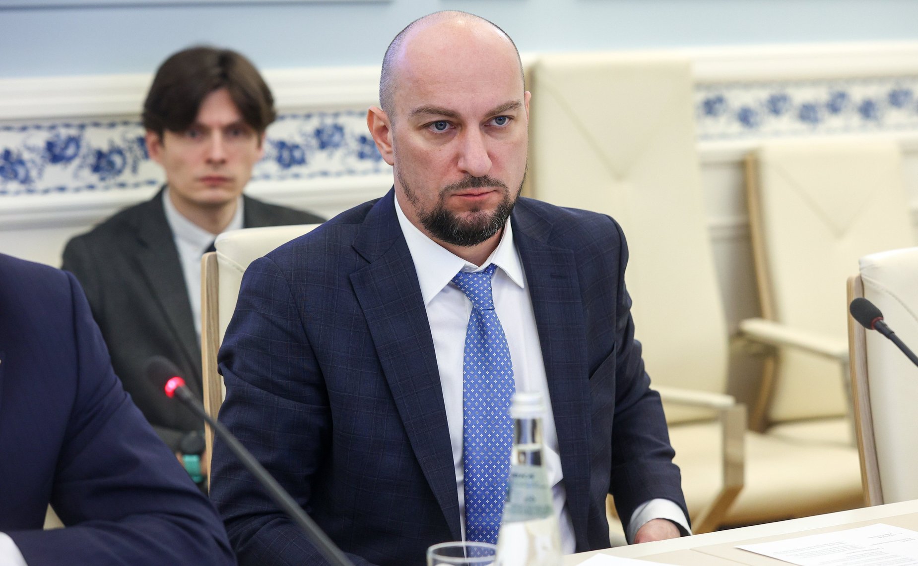 Встреча Владимира Булавина с бывшим заместителем Председателя Совета министров и Государственным министром по вопросам обороны Государства Катар Халедом бен Мухаммедом Аль-Атыйей