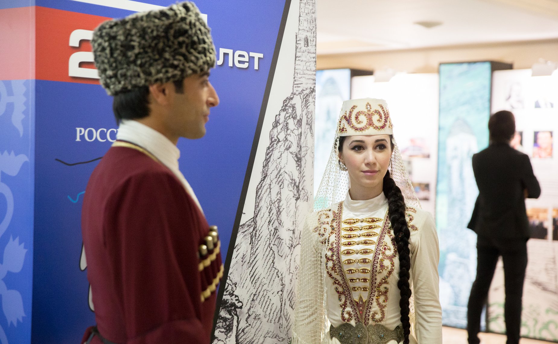 Выставка, посвященную истории, культуре и социально-экономическому развитию Республики Ингушетия в Совете Федерации. Июнь 2015