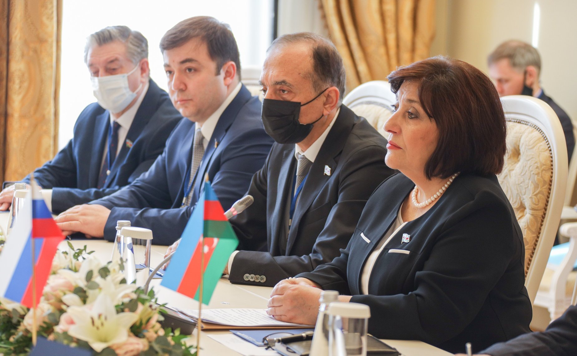 Встреча Председателя Совета МПА СНГ, Председателя СФ Валентины Матвиенко с Председателем Милли Меджлиса Азербайджанской Республики Сахибой Гафаровой