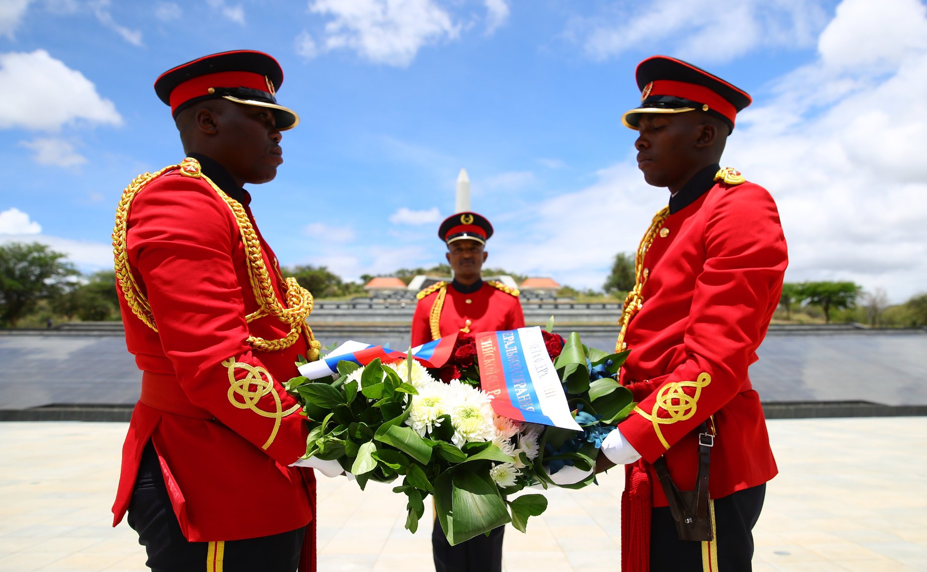 Посещение Мемориального комплекса памяти борцов за независимость Намибии «Акр героев»