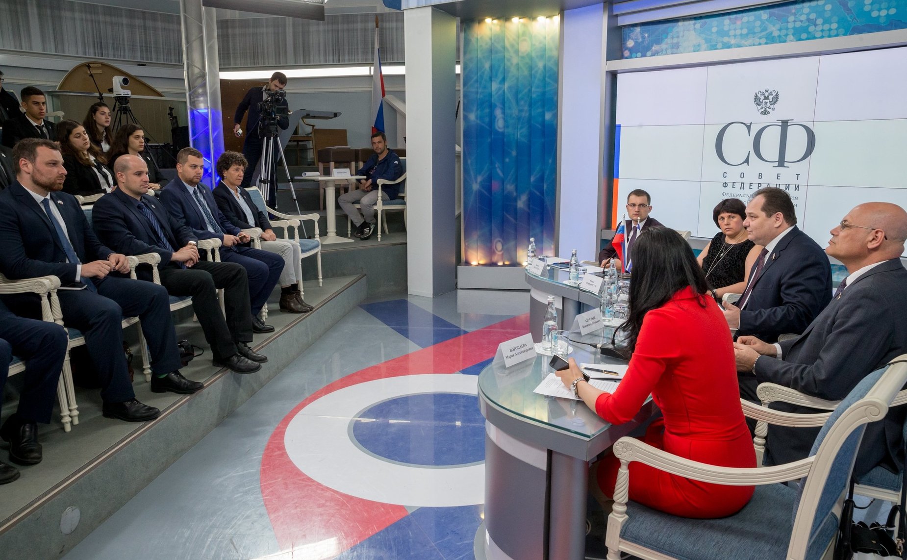 Встреча сенаторов с делегацией школьников-участников проекта «Молодые послы из Израиля»