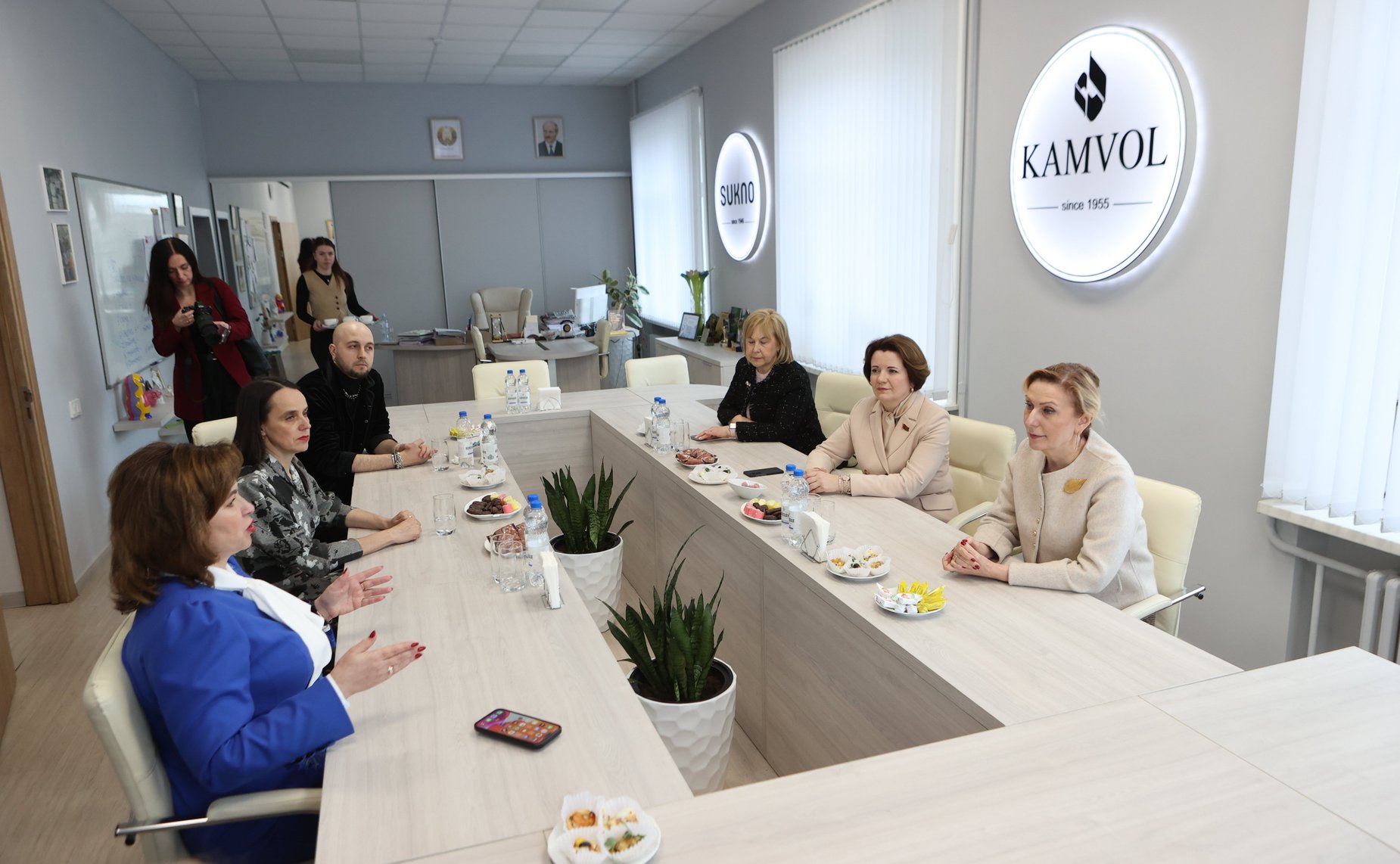 Заместитель Председателя Совета Федерации Инна Святенко посетила предприятие «Камволь»