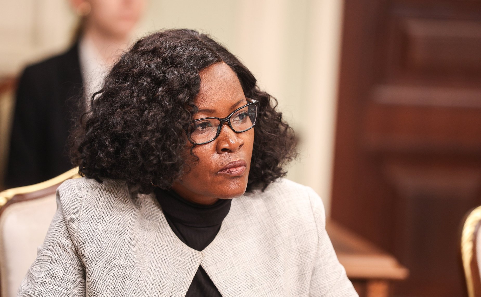 Вячеслав Тимченко провел встречу с Председателем Национального совета Республики Намибии Лукасом Синимбо Мухой