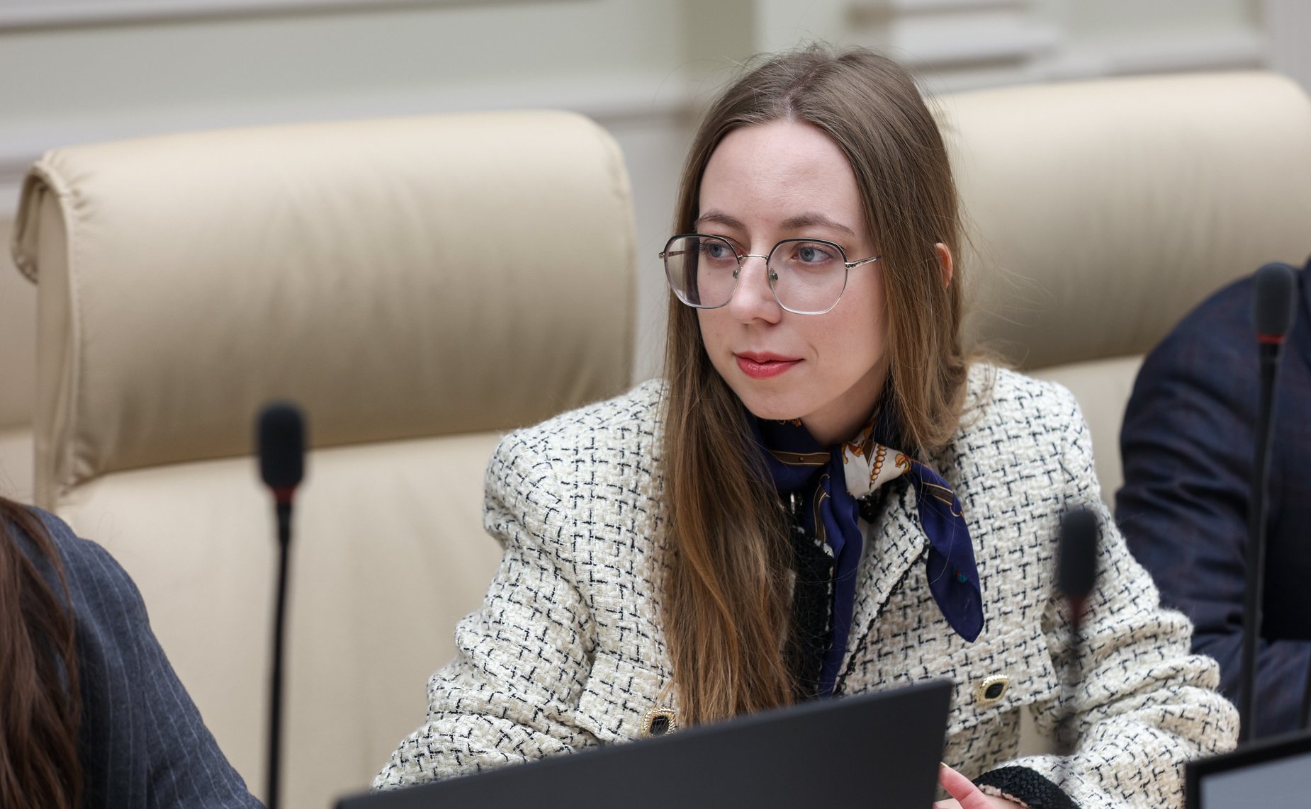 Встреча председателя Комитета Совета Федерации по международным делам Григория Карасина со студентами юридического факультета МГУ им. Ломоносова