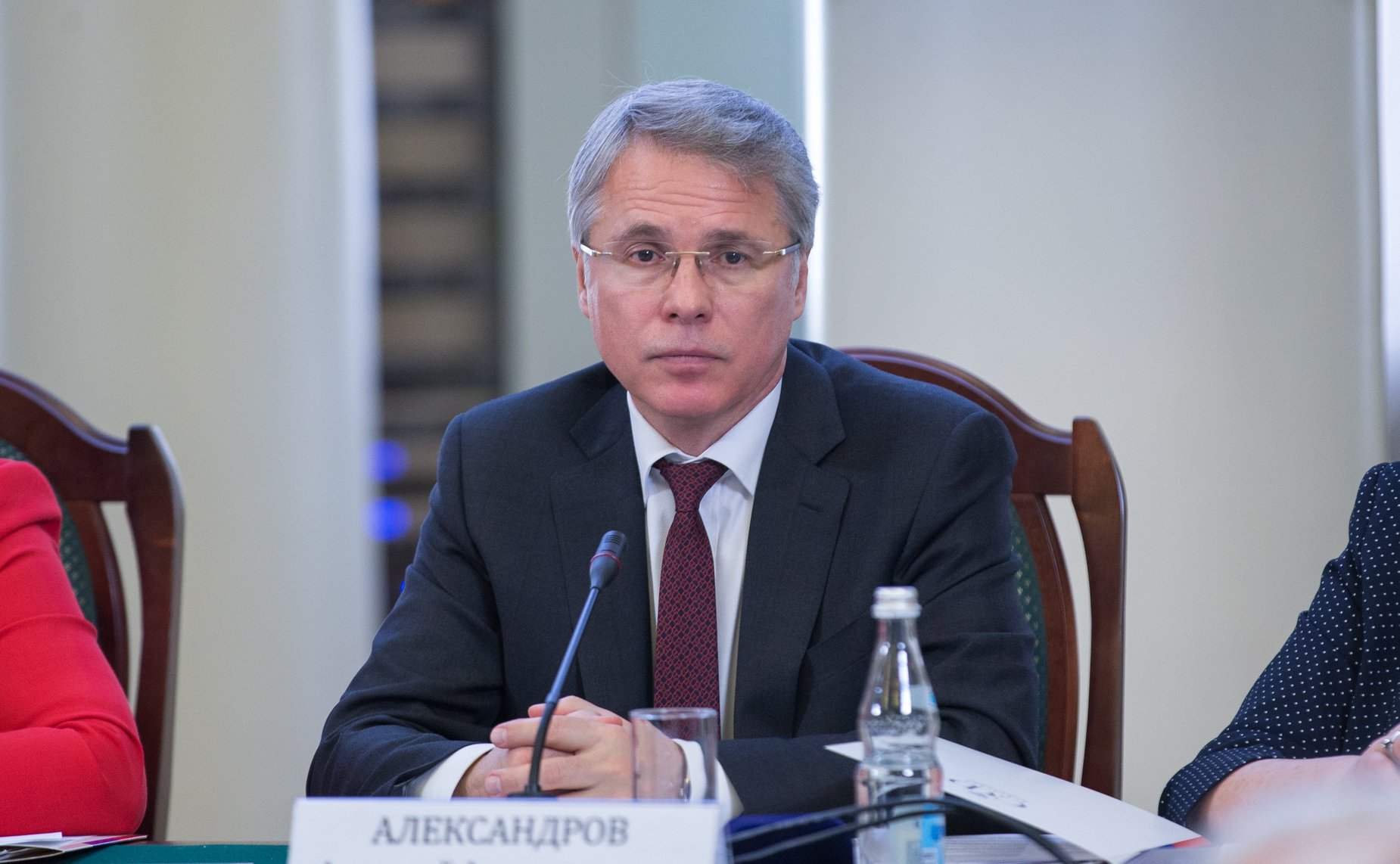 А. Александров на первом заседании Совета по проблемам профилактики наркомании