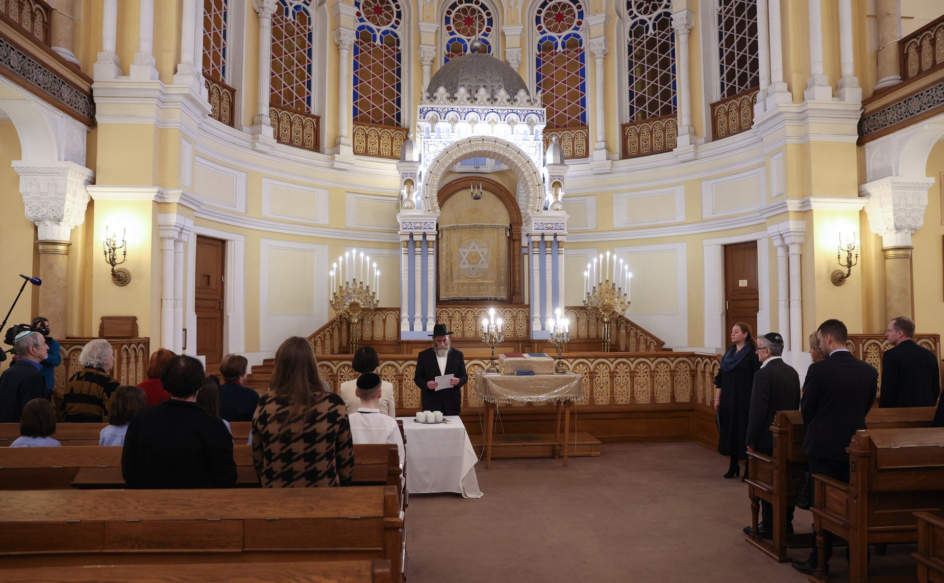 Валентина Матвиенко в Международный день памяти жертв Холокоста посетила Большую Хоральную Синагогу