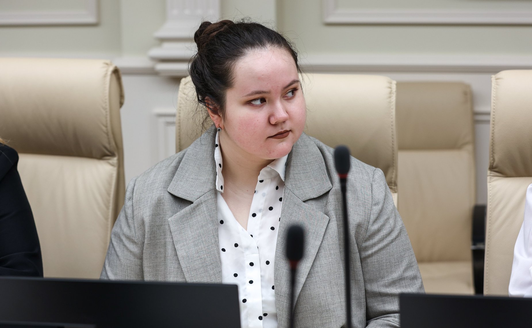 Встреча председателя Комитета Совета Федерации по международным делам Григория Карасина со студентами юридического факультета МГУ им. Ломоносова