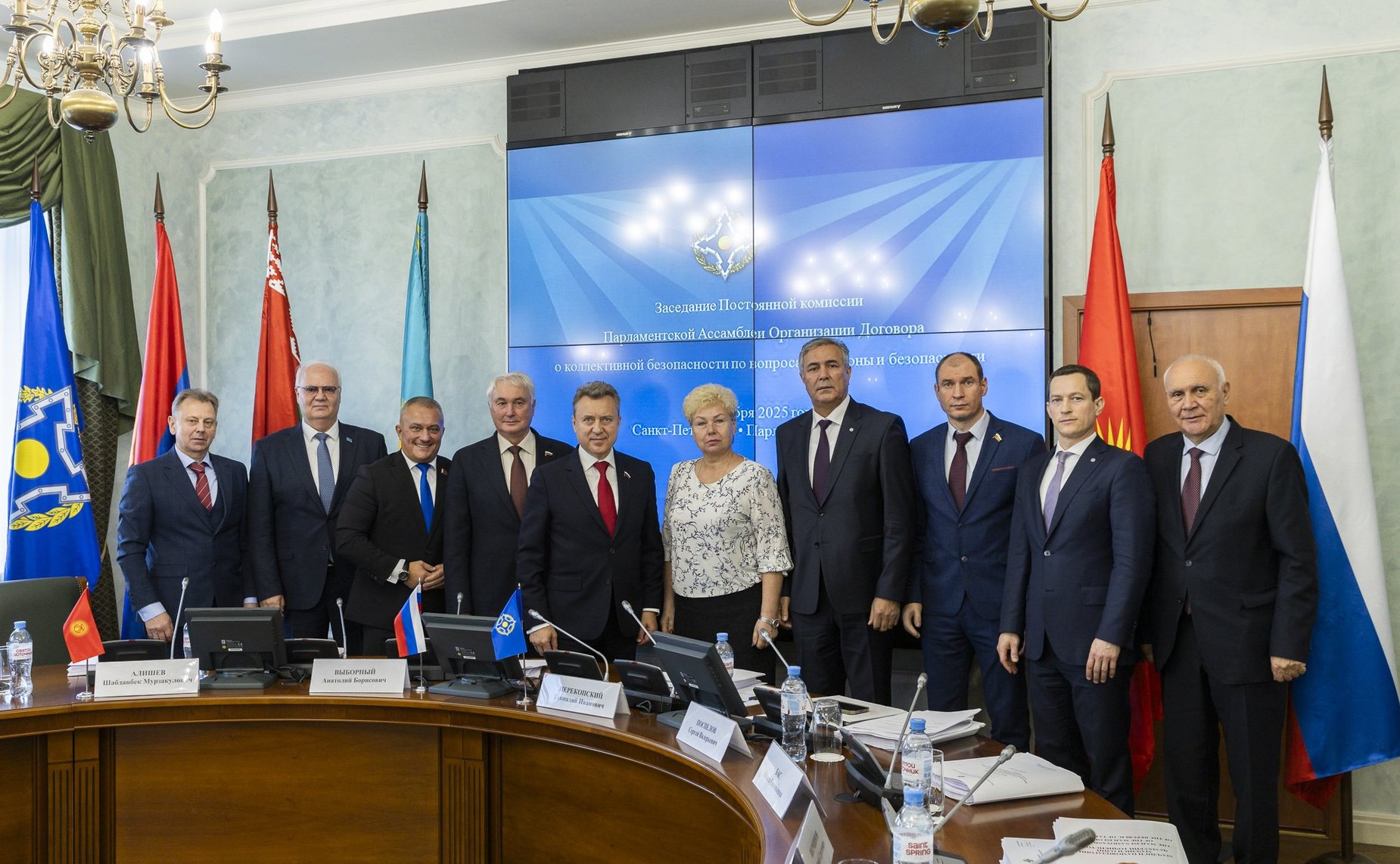 Участие сенаторов Российской Федерации в заседании Постоянной комиссии ПА ОДКБ по вопросам обороны и безопасности