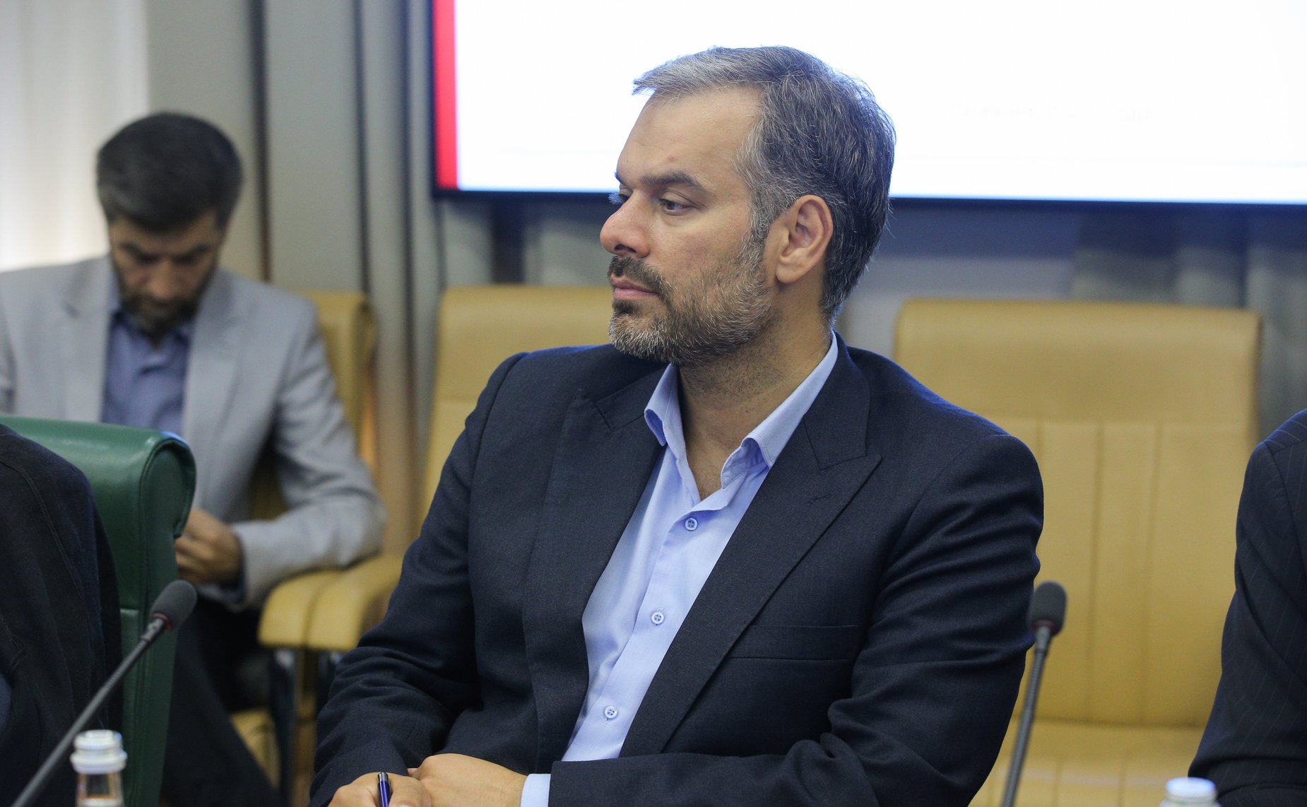 Константин Косачев провел встречу с председателем Комиссии по внутренним делам страны и советом Собрания Исламского Совета Исламской Республики Иран Мохаммадом Салехом Джокаром