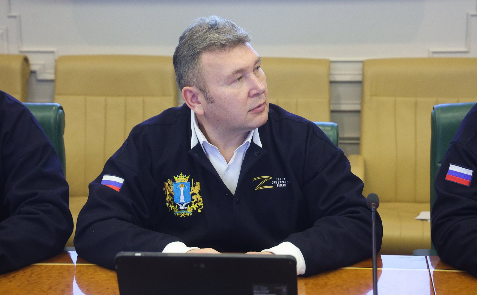 Встреча сенаторов Сергея Рябухина и Алексея Кондратьева с участниками программы «Герои Симбирской земли»