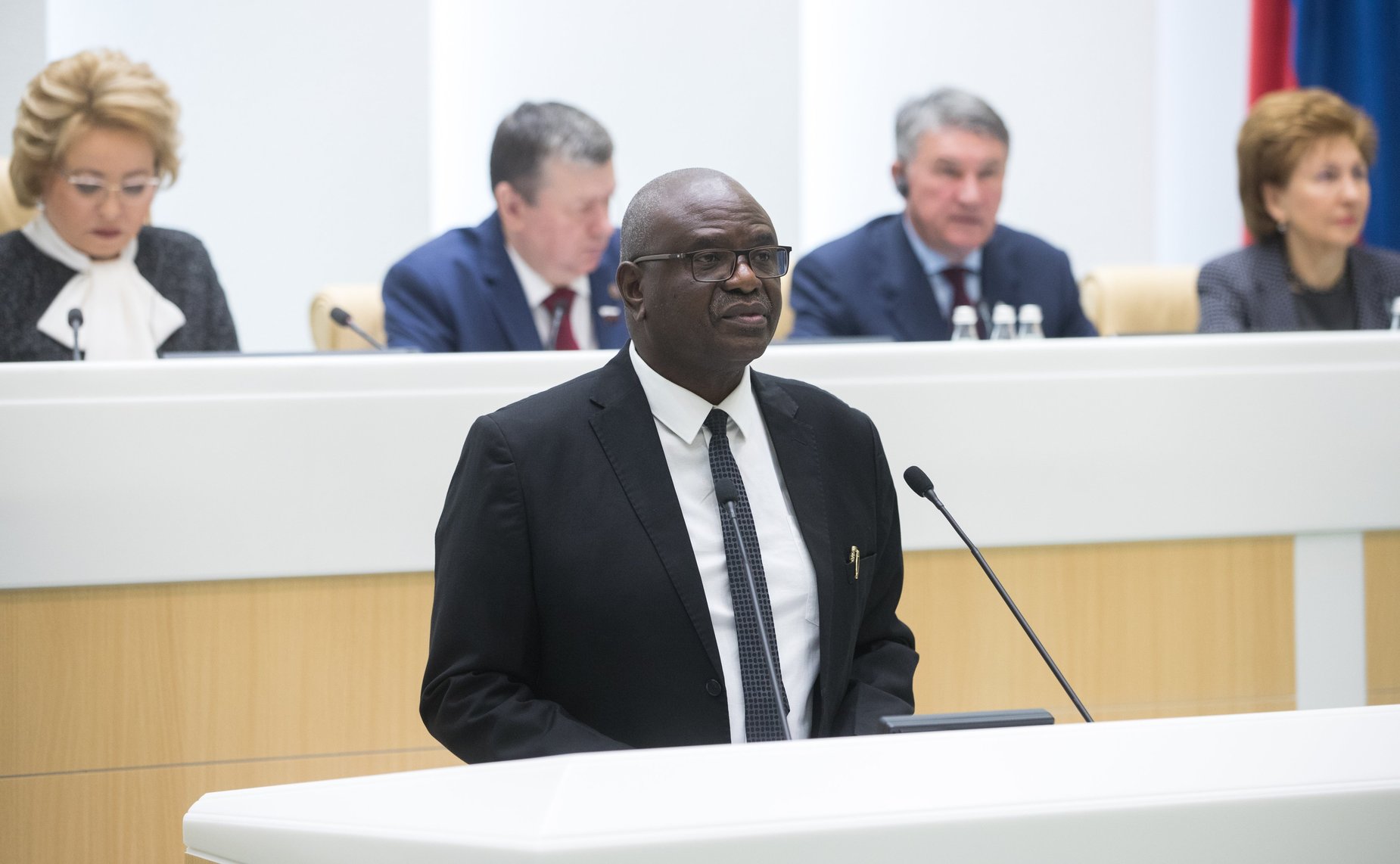 Председатель Национальной ассамблеи Замбии П. Матибини