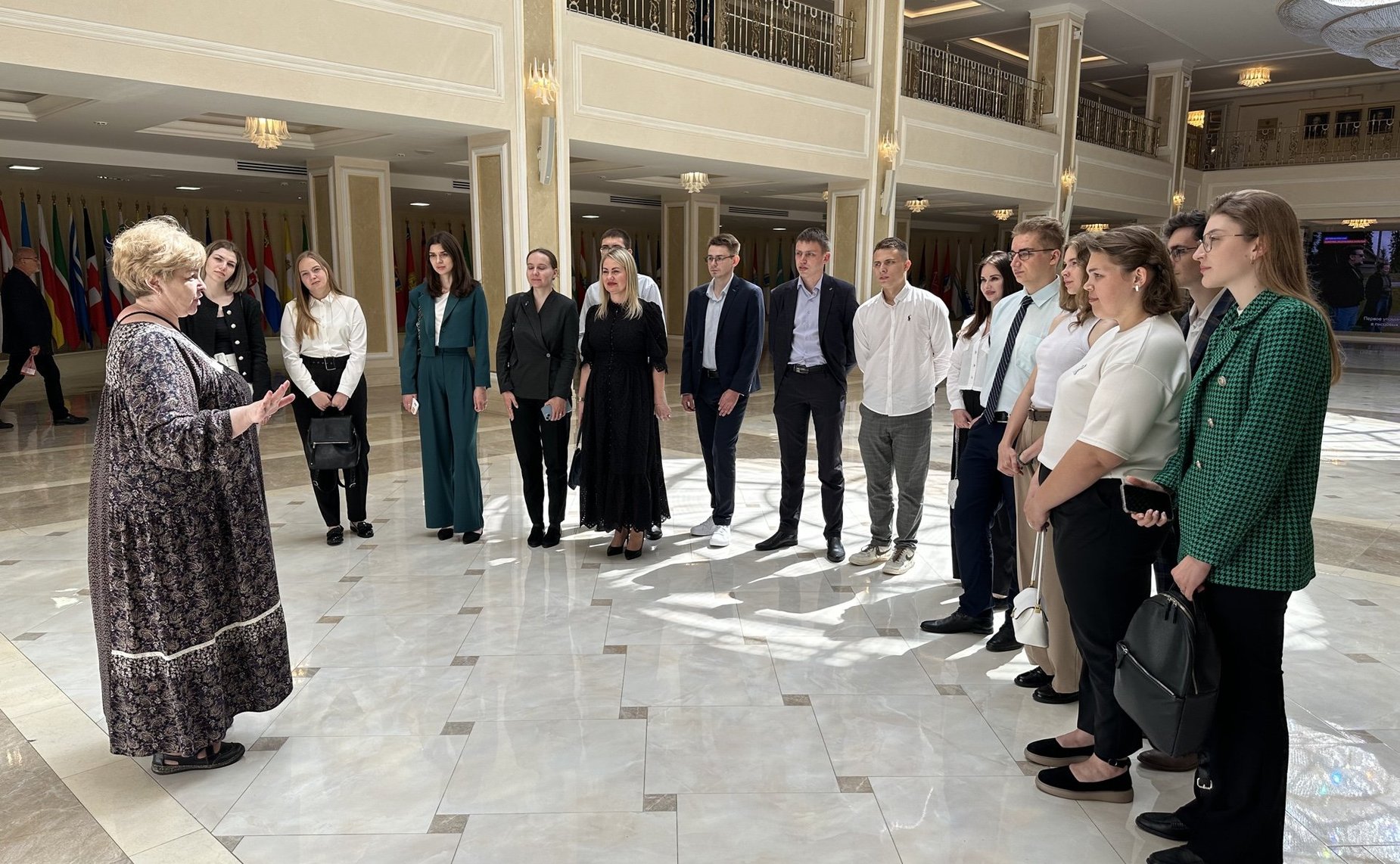 Игорь Мурог организовал экскурсию в Совете Федерации для лучших студентов Рязанского госуниверситета имени С.А. Есенина