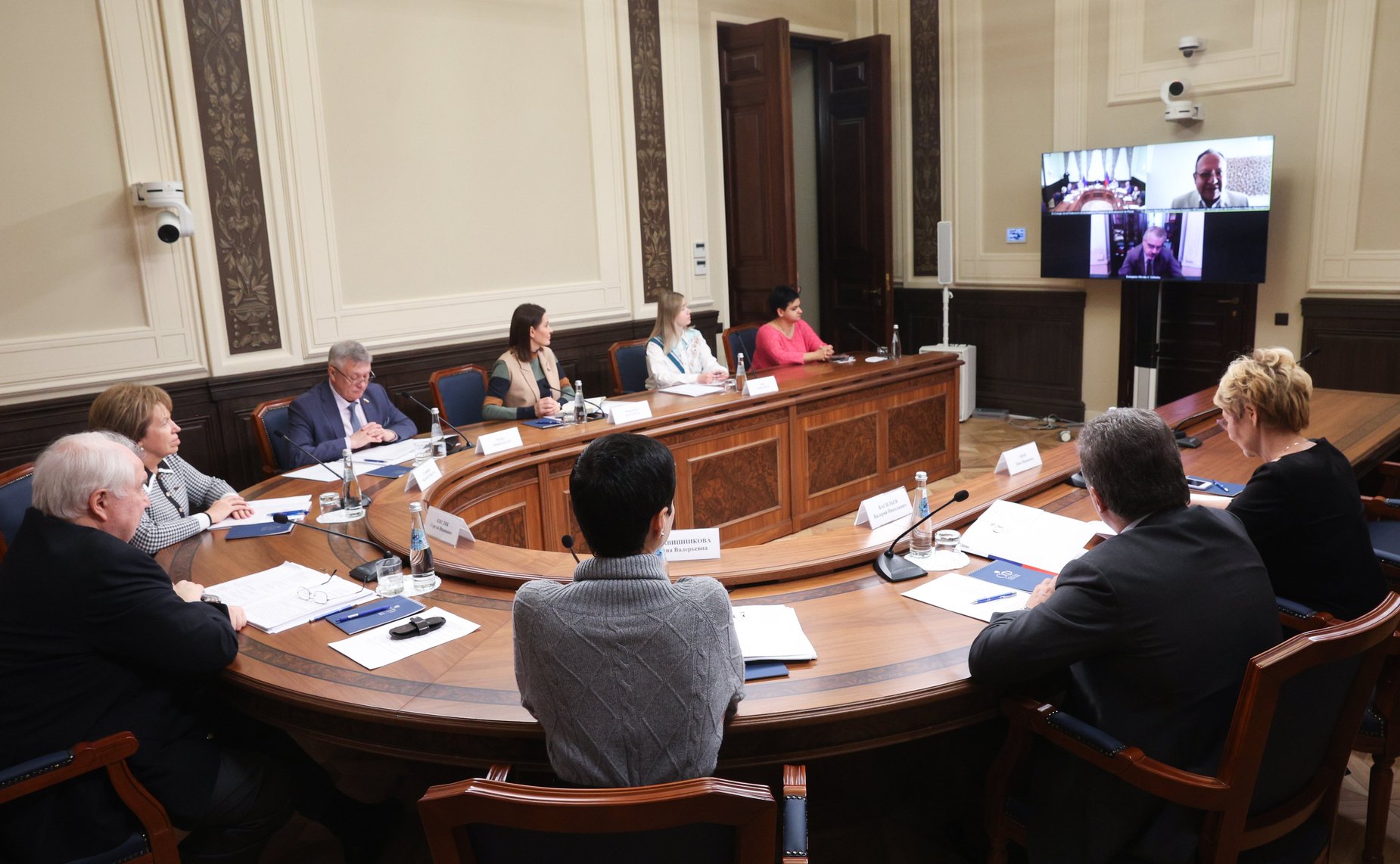 Встреча первого заместителя председателя Комитета СФ по международным делам Сергея Кисляка с координатором по связям с Российской Федерацией Палаты сенаторов Генерального конгресса Мексиканских Соединенных Штатов Навором Альберто Рохасом Мансерой